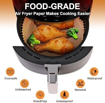 Air Fryer Liners for Ninja Air Fryer, 100 Pcs Air fryer Disposable Paper Liner Air Fryer Accessor... | Amazon (US)