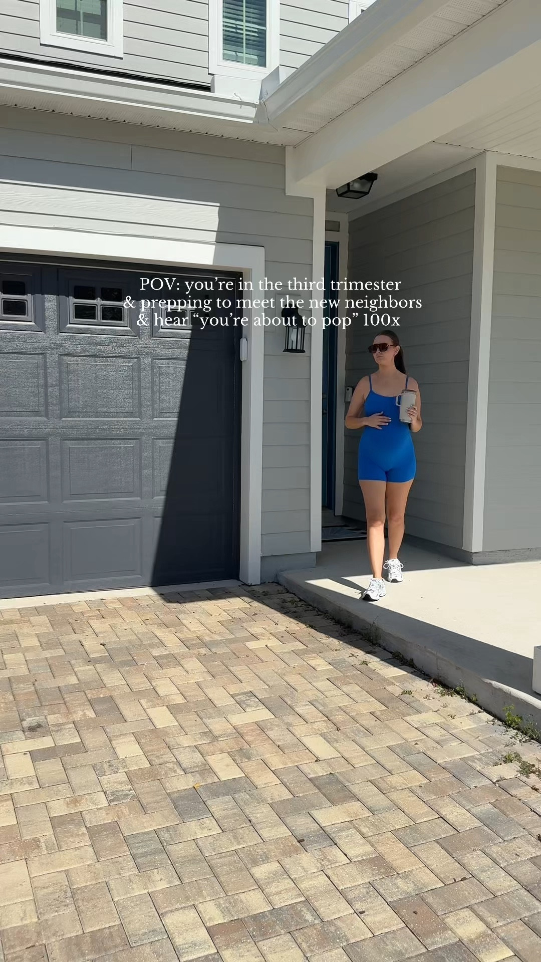 Blue bump friendly jumpsuit/romper 💙

#LTKBump #LTKootd #LTKmomlife