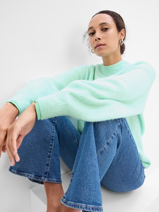 Forever Cozy Ribbed Crewneck Sweater | Gap Factory