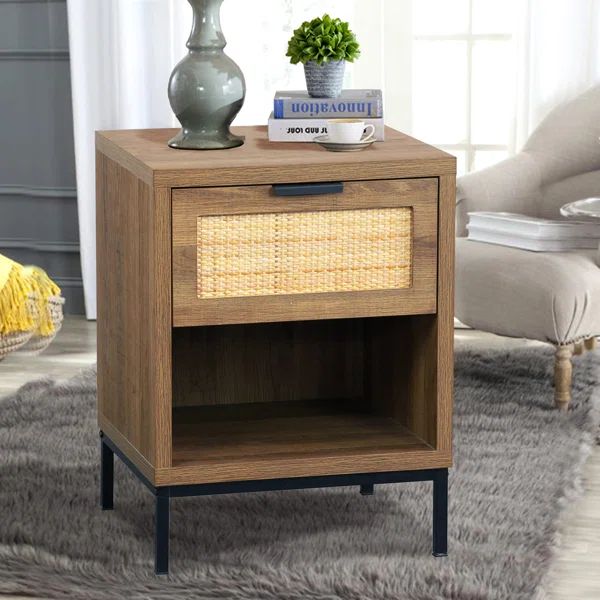 Salome 21.9'' Tall 1 - Drawer Nightstand | Wayfair North America