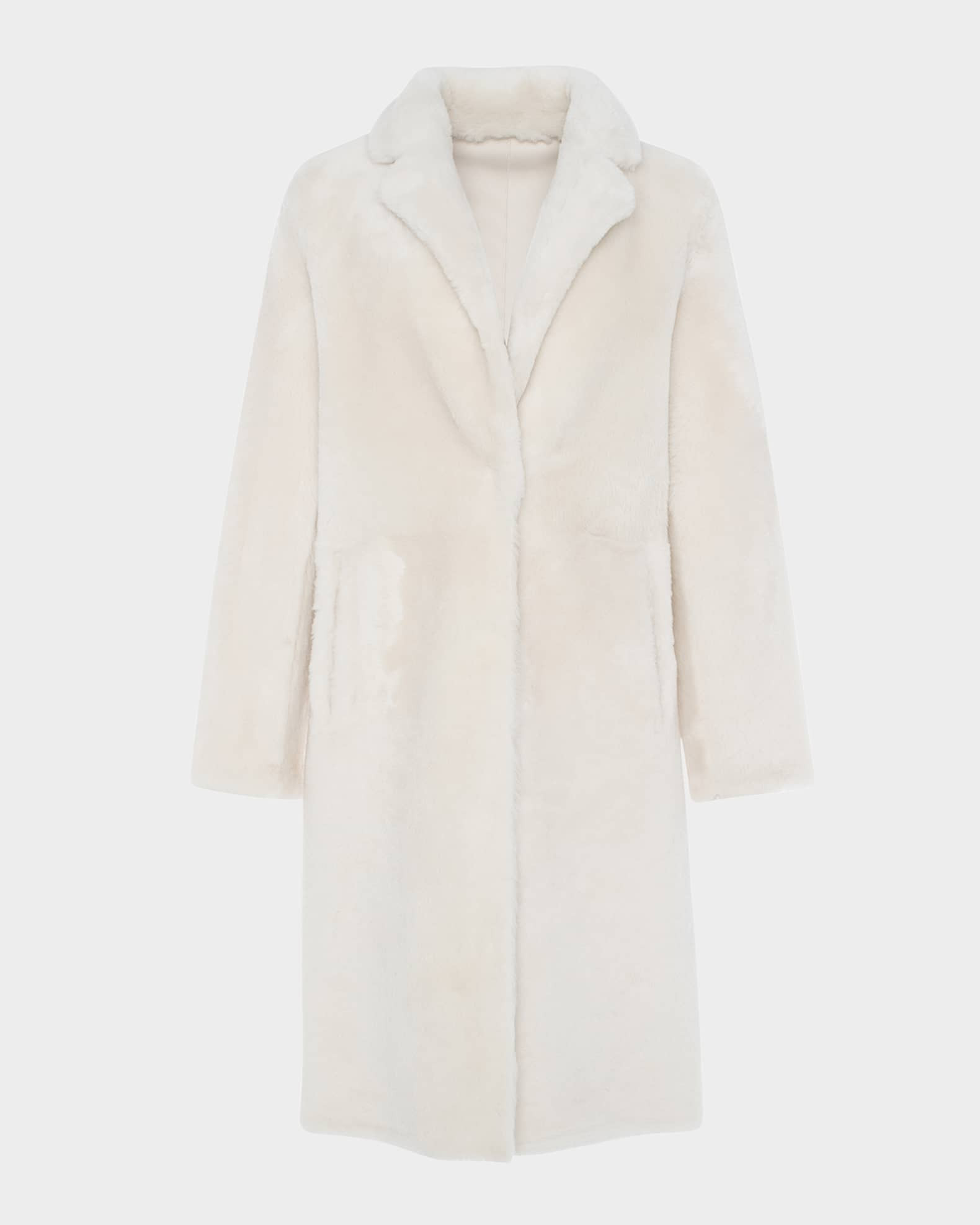 Short Reversible Merino Lamb Shearling Coat | Neiman Marcus