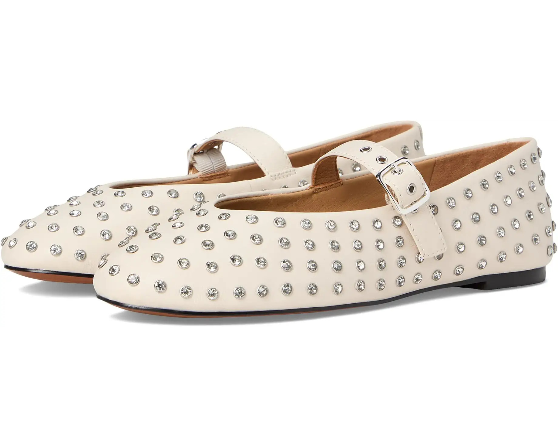 Hera Grommet Mary Jane Flat - Bezel Crys | Zappos