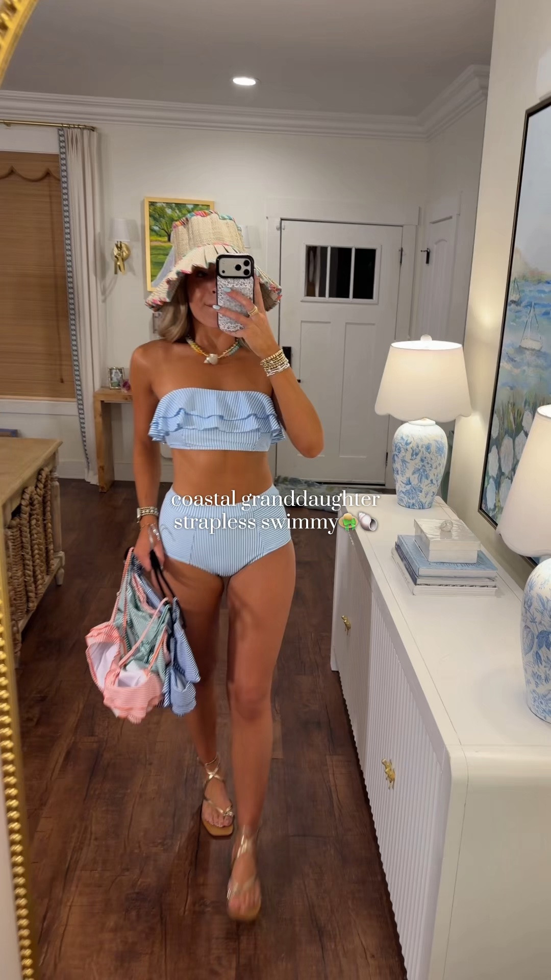 SO flattering and love that it's full coverage in the back so you can wear it around family!🌊 The quality is amazing too! Wearing size M! #boujeeonabudget
#coastalgranddaughter #modestswimsuit #fourthofjulyoutfits #beachoutfit

#LTKTravel #LTKSwim #LTKSeasonal