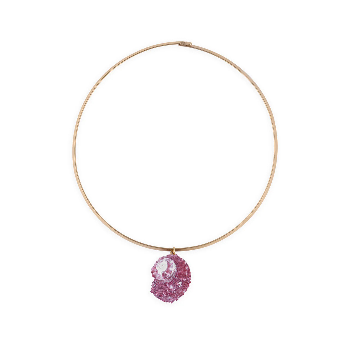 Pink Delphinula Shell Pendant Choker | Neely Phelan