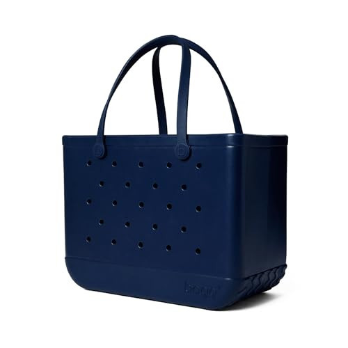 BOGG BAG Original Large Tote – 19” x 14” x 9” – Durable, Washable, Tip-proof – Beach, Pool, Boat, Work, Sports (You Navy Me Crazy) | Amazon (US)