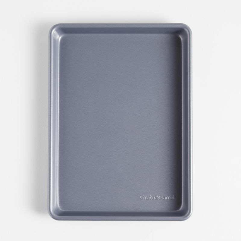 Crate & Barrel Slate Blue Quarter Sheet Pan + Reviews | Crate & Barrel | Crate & Barrel