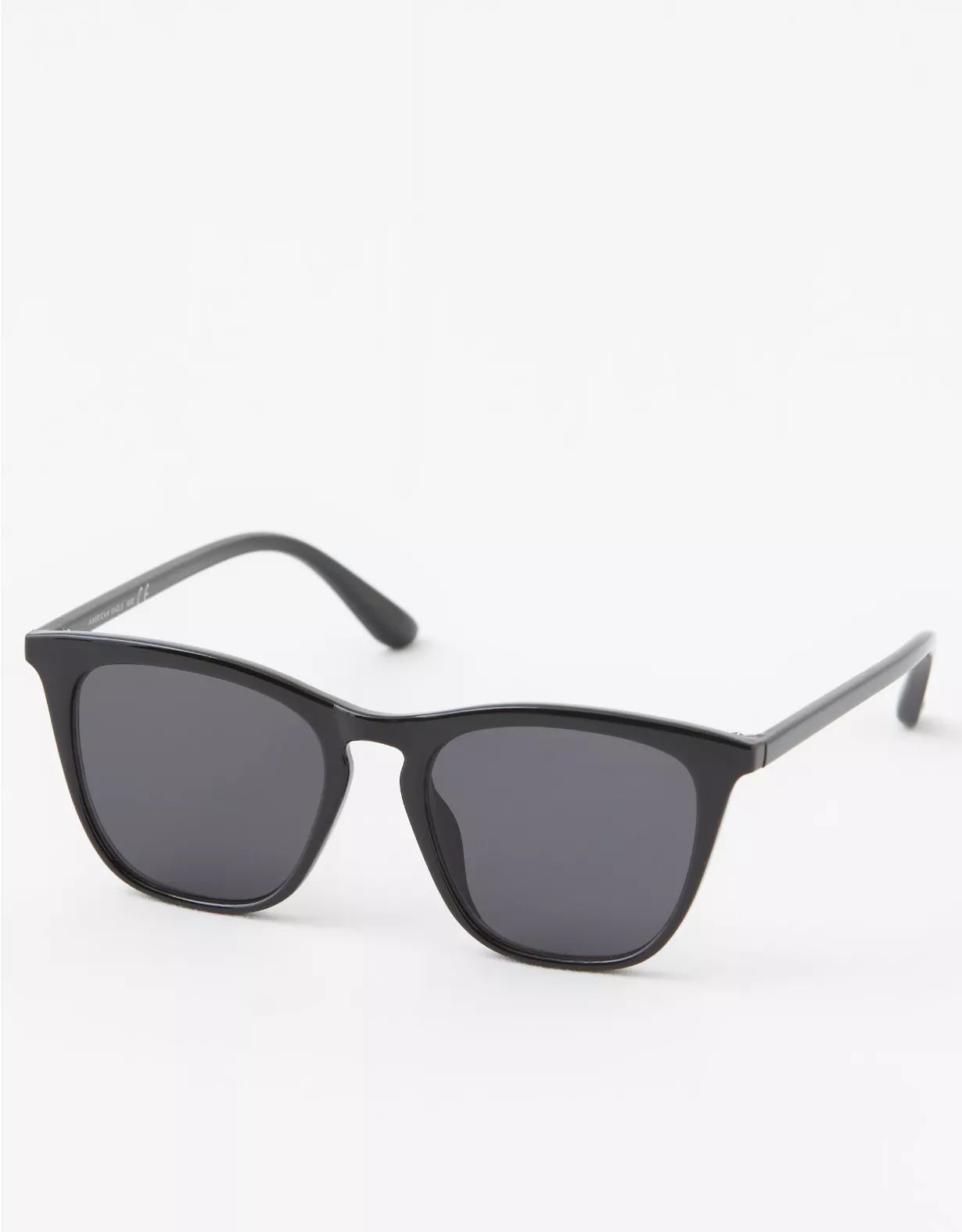 AEO Classic Black Wayfarer Sunglasses | American Eagle Outfitters (US & CA)