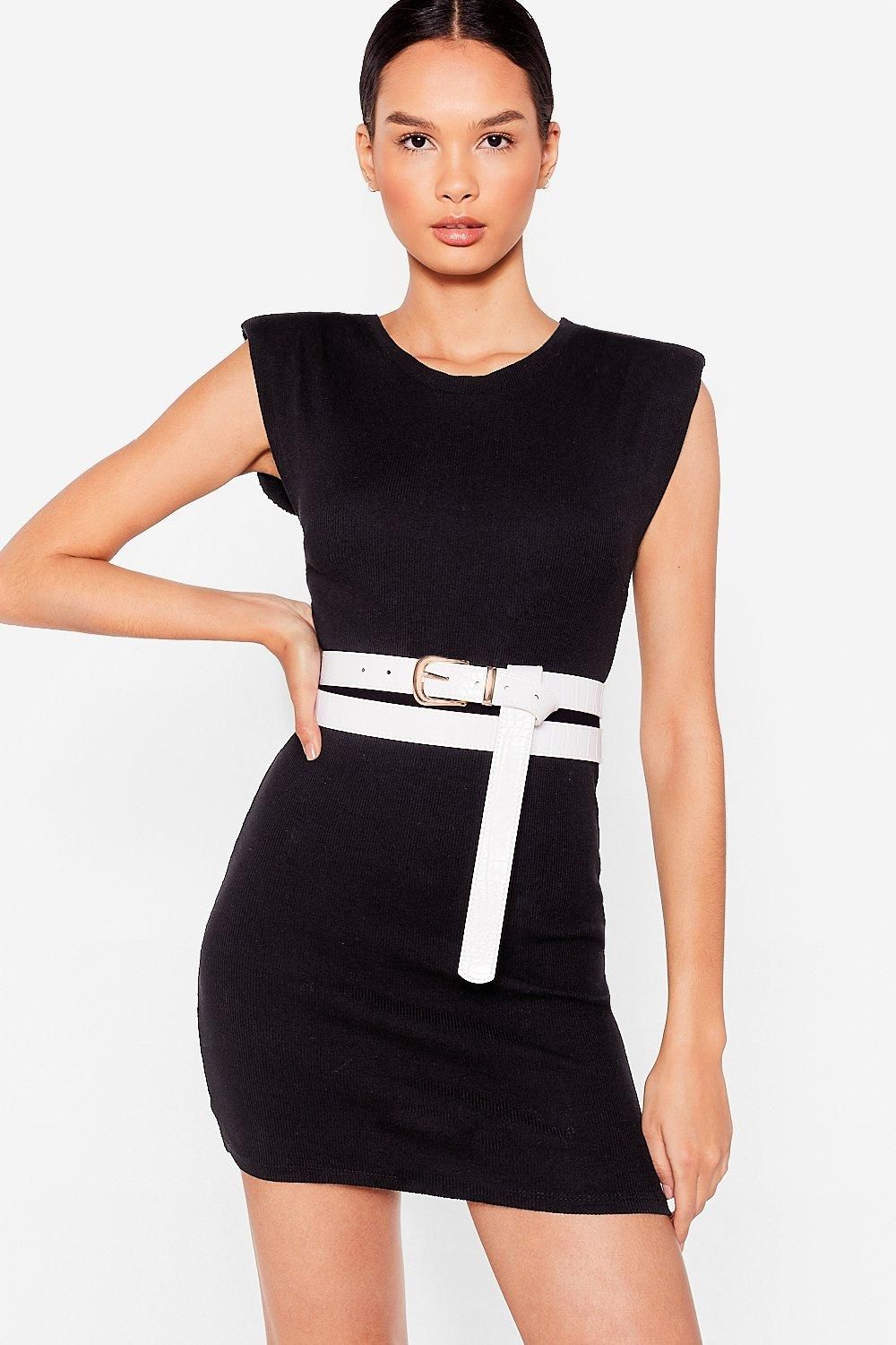 That's a Wrap Croc Faux Leather Belt | NastyGal (US & CA)