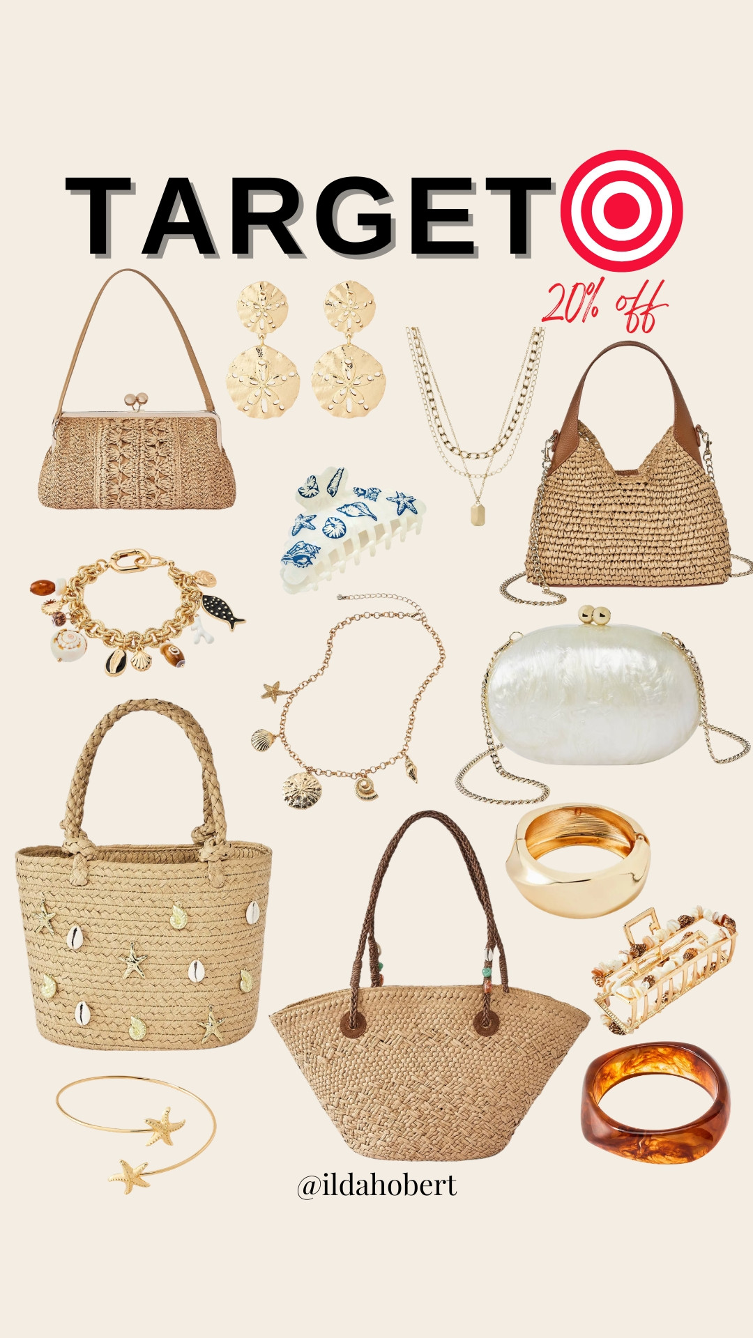 Target NEW accessories and handbags are 20% off!!

spring, summer, vacation, travel, purse, jewelry, earrings, bracelet, bangle

#LTKootd #LTKSeasonal #LTKSaleAlert