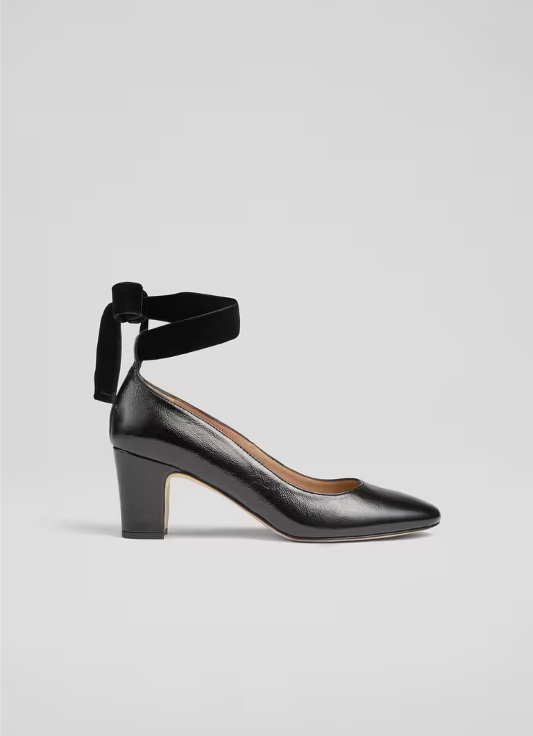 Lorena Black Patent Court Shoes | L.K. Bennett (UK)