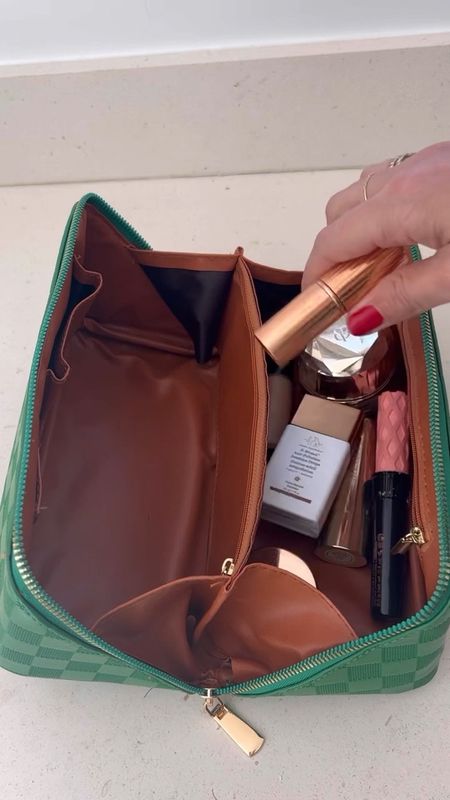 This open flat makeup bag is my new favorite travel accessory! Linked a few of my beauty must haves too 

#LTKFind #LTKtravel #LTKbeauty