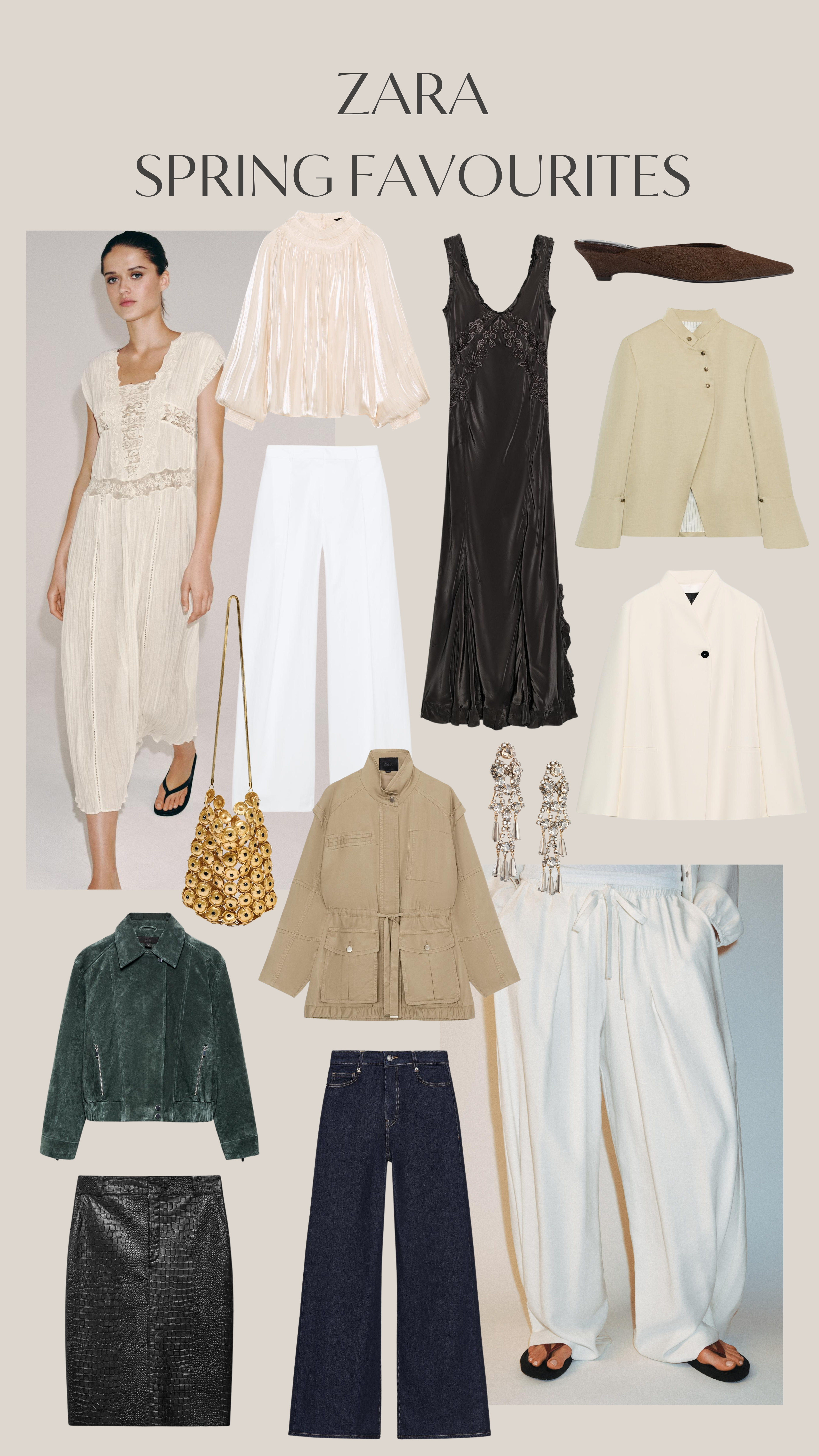 My Zara spring faves 🤎

suede jacket, high neck jacket, blazer, high neck blazer, dark denim, jeans, blouse, maxi dress, lace dress, cinched coat, denim jacket, spring style, spring outfits 

 

#LTKuk #LTKspring #LTKjeans