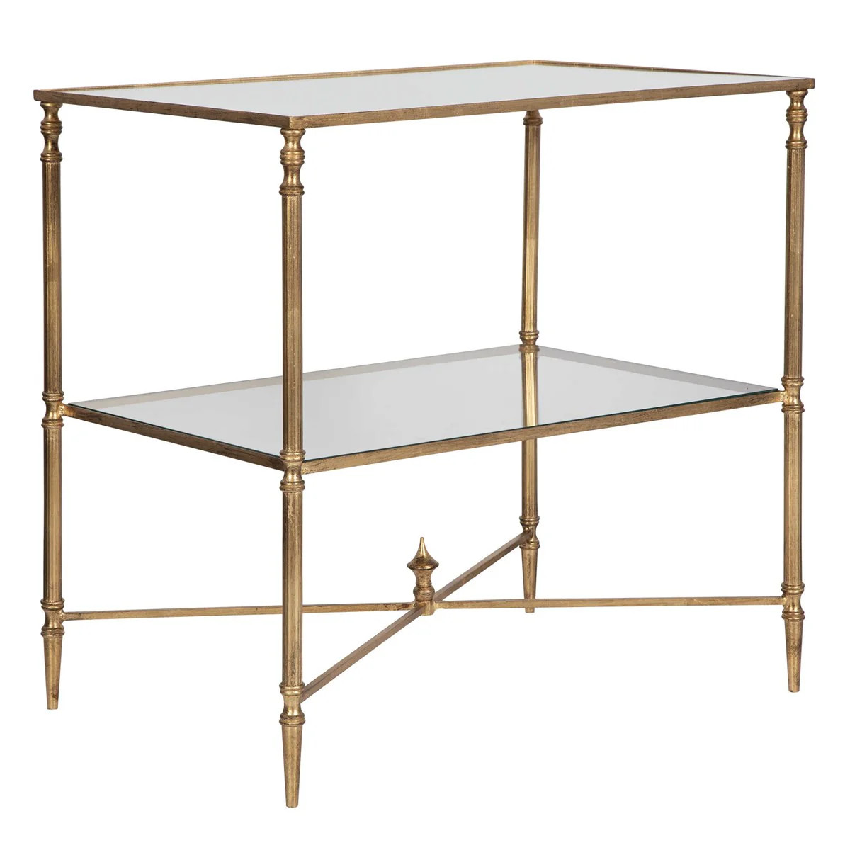 Henzler Gold Leaf Side Table | The Well Appointed House, LLC