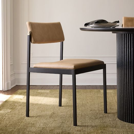 Alessio Leather Dining Chair | West Elm (US)