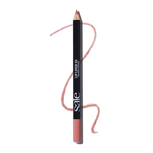Saie Lip Liner 101 - Lip Pencil Made with a Creamy, Soft Matte Formula for a Naturally Framed or Fully Filled Look - Supercharged with Shea Butter & Jojoba Oil - French (.05 oz) | Amazon (US)