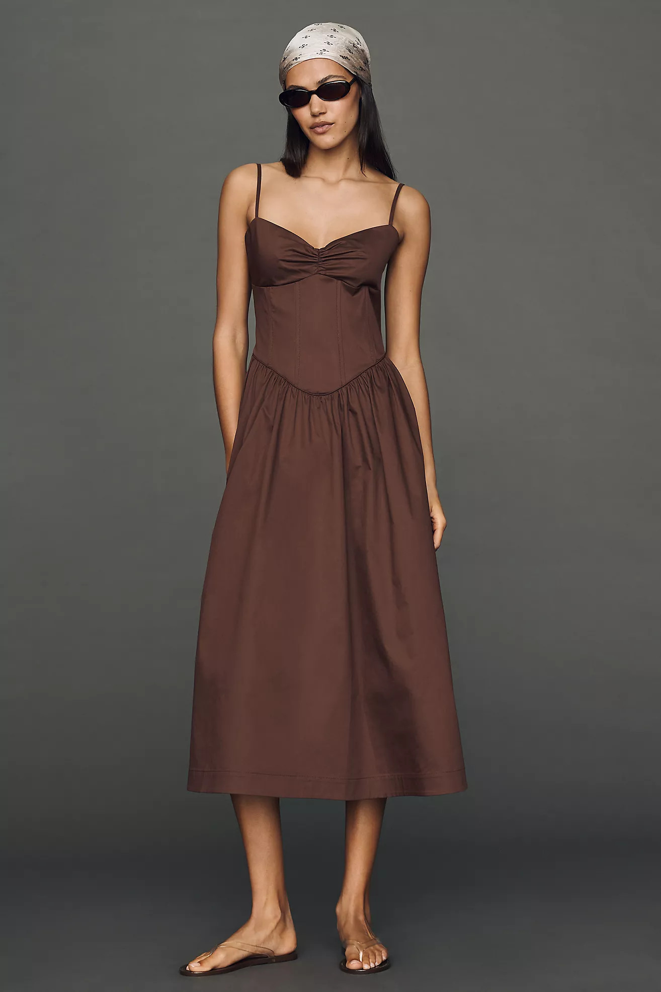 Mare Mare Cotton A-line Midi Dress | Anthropologie (US)