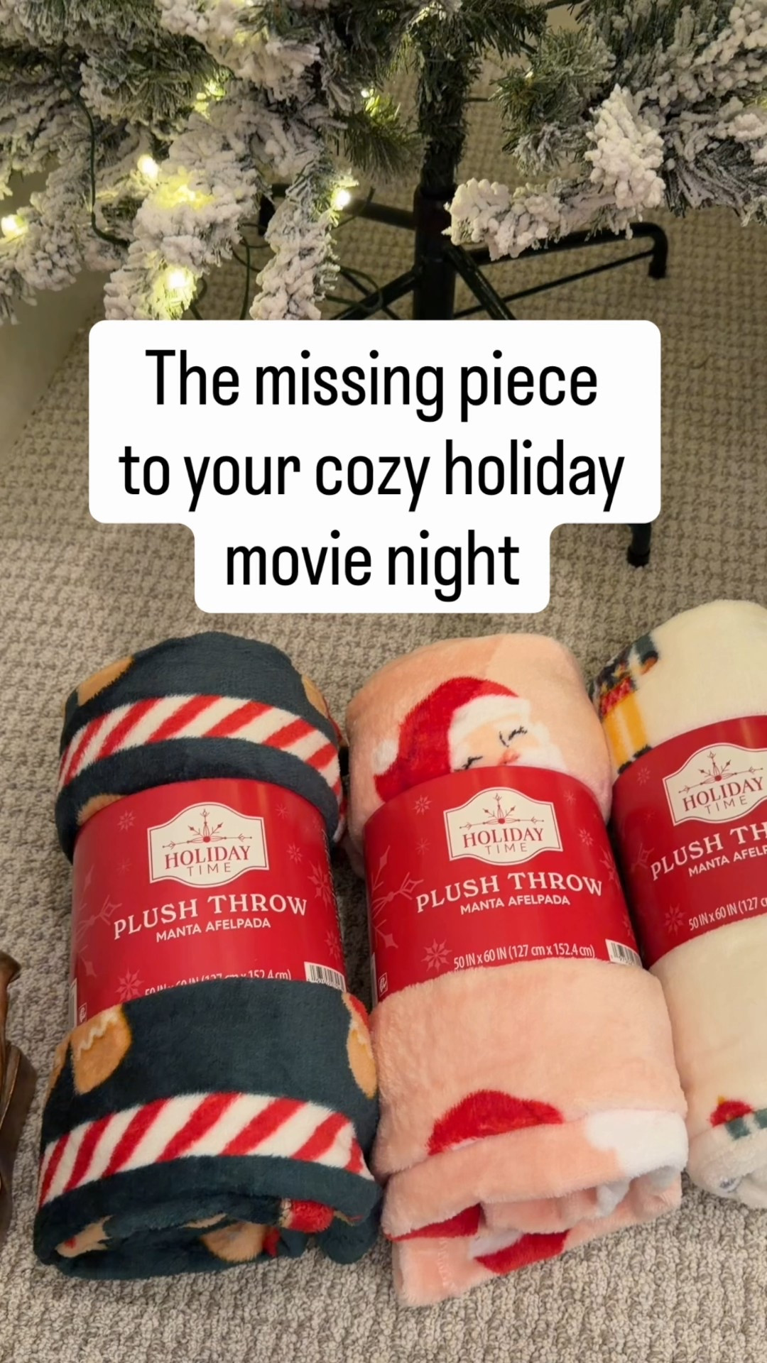 $5.97 blankets to use for Christmas movie nights! They are also perfect for adding into fun holiday gift baskets! Cozy and warm. 

#LTKHoliday #LTKFindsUnder50 #LTKCyberWeek