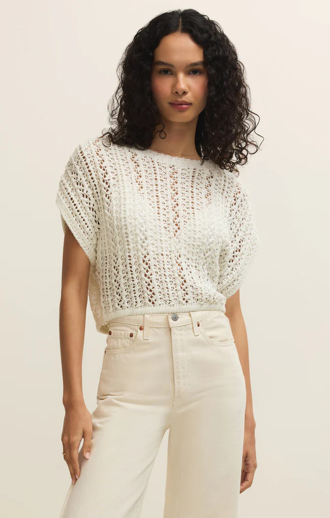 Ballast Crochet Sweater Top | Z Supply