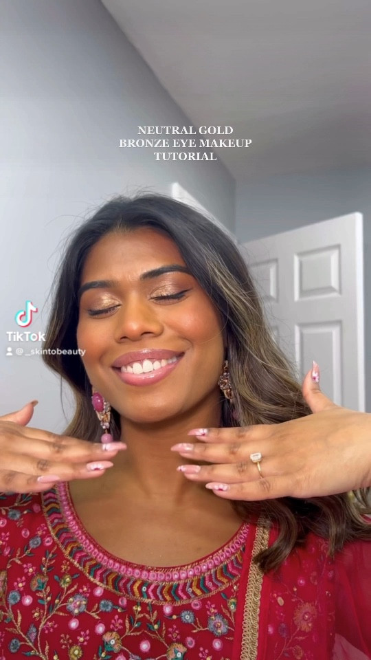 my go to glam makeup look for ANY occasion & any outfit! 🫶🏽 #glammakeuptutorial #gotosoftglam #browngirlfriendlymakeup #darkskinmakeup #eyeshadowtutorial 

#LTKbeauty