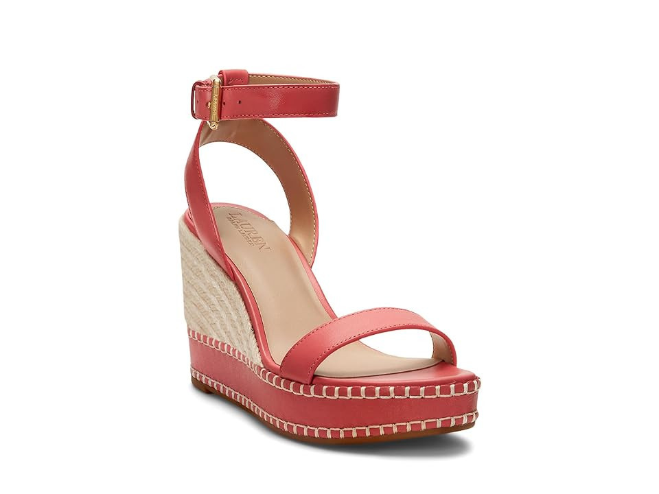 Lauren Ralph Lauren Hilarie Espadrille (Adirondack Berry) Women's Shoes | Zappos