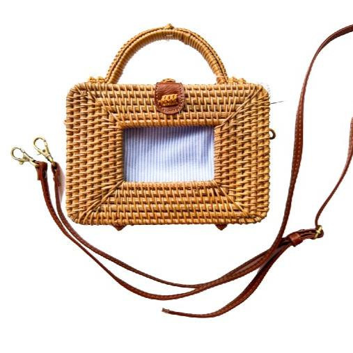 2x4 Rectangle Wicker Bag | Penny Linn Designs