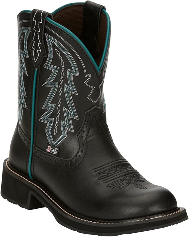 Justin Boot Company Women`s Justin Gypsy Brown Vamp 8In Round Toe Western Boot | Amazon (US)