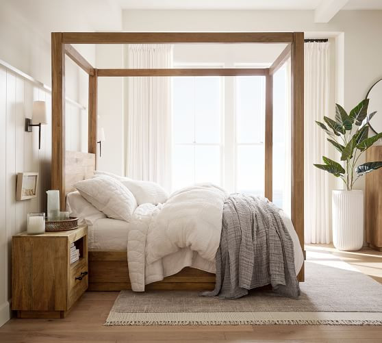 Cloud Linen Handcrafted Quilt | Pottery Barn (US)