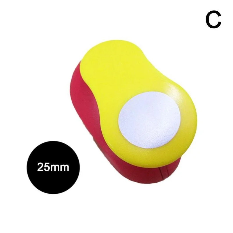 OUY 2 Pcs/Set Big Circle Punch DIY Craft Hole Puncher Round Paper Punch Embossing Scrapbooking Al... | Walmart (US)