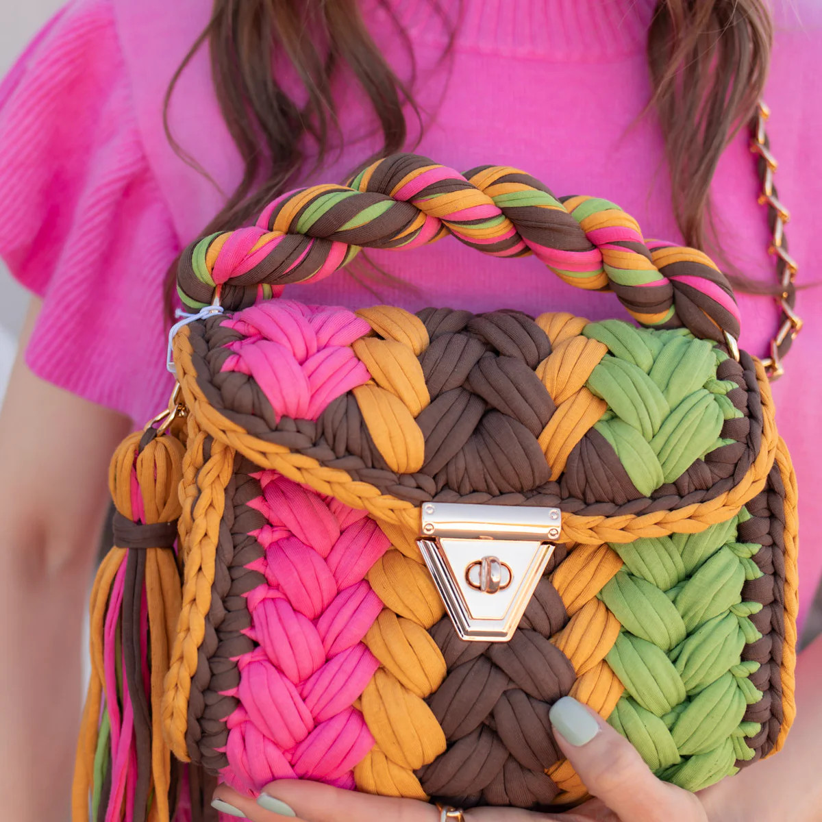 Crochet Handmade Purse - Eco-Friendly Accessory | Krush Kandy