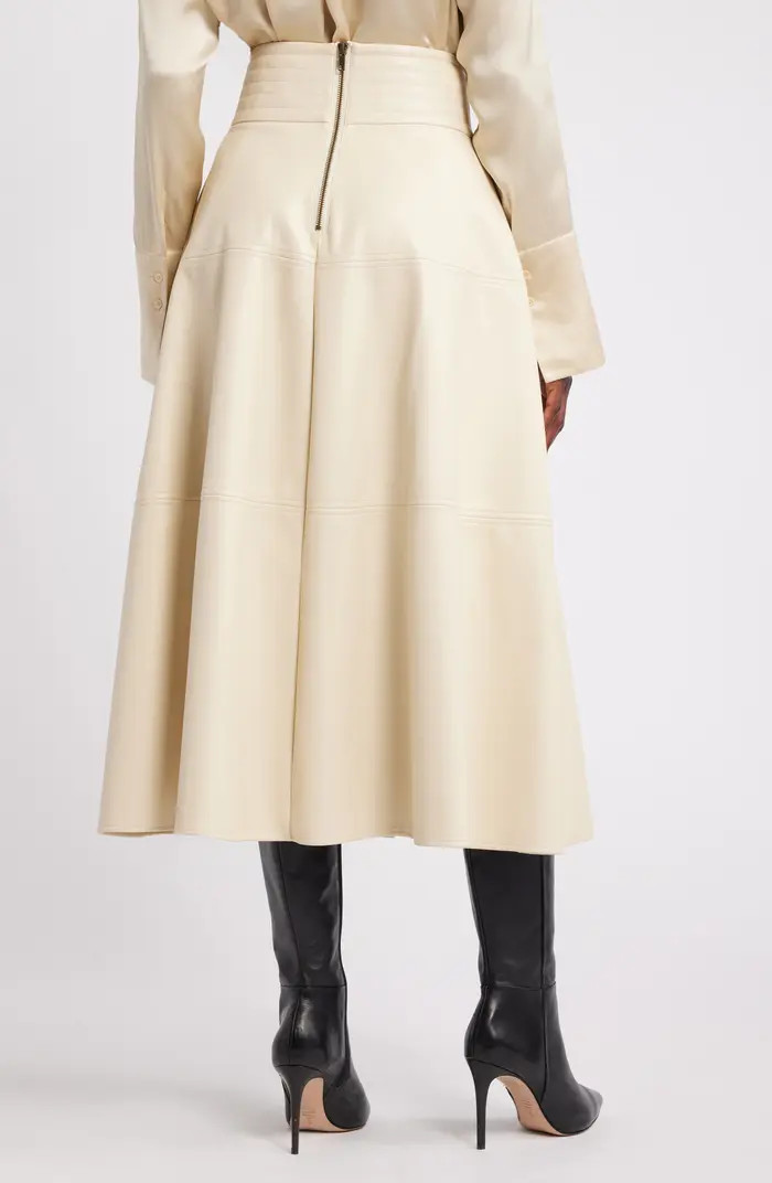 Megan Renee Faux Leather Tiered Skirt | Nordstrom