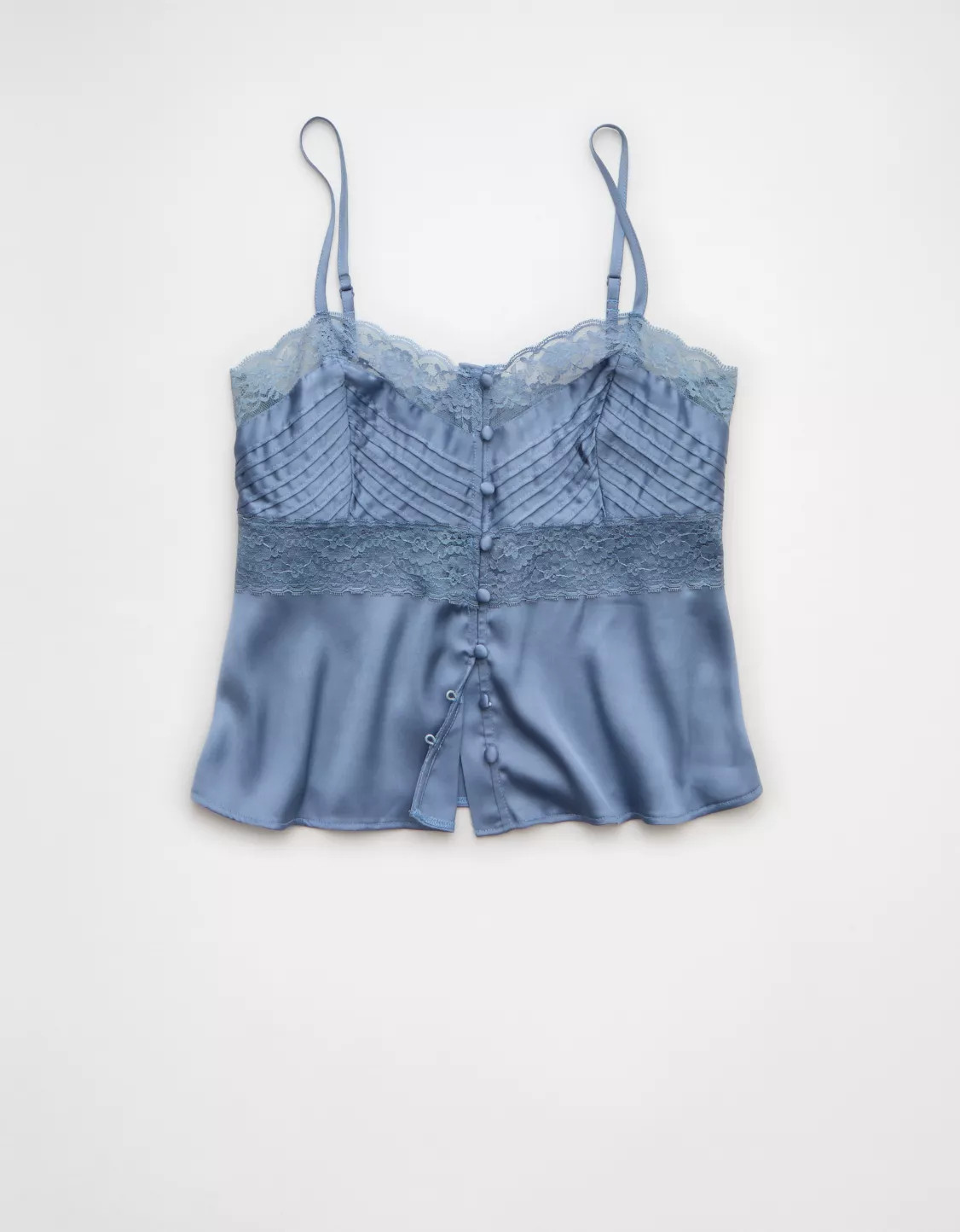 AE Pintuck Satin Cami Top | American Eagle Outfitters (US & CA)