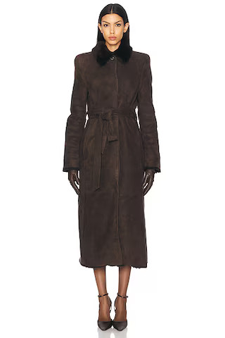 Shearling Leather Jacket | FWRD 