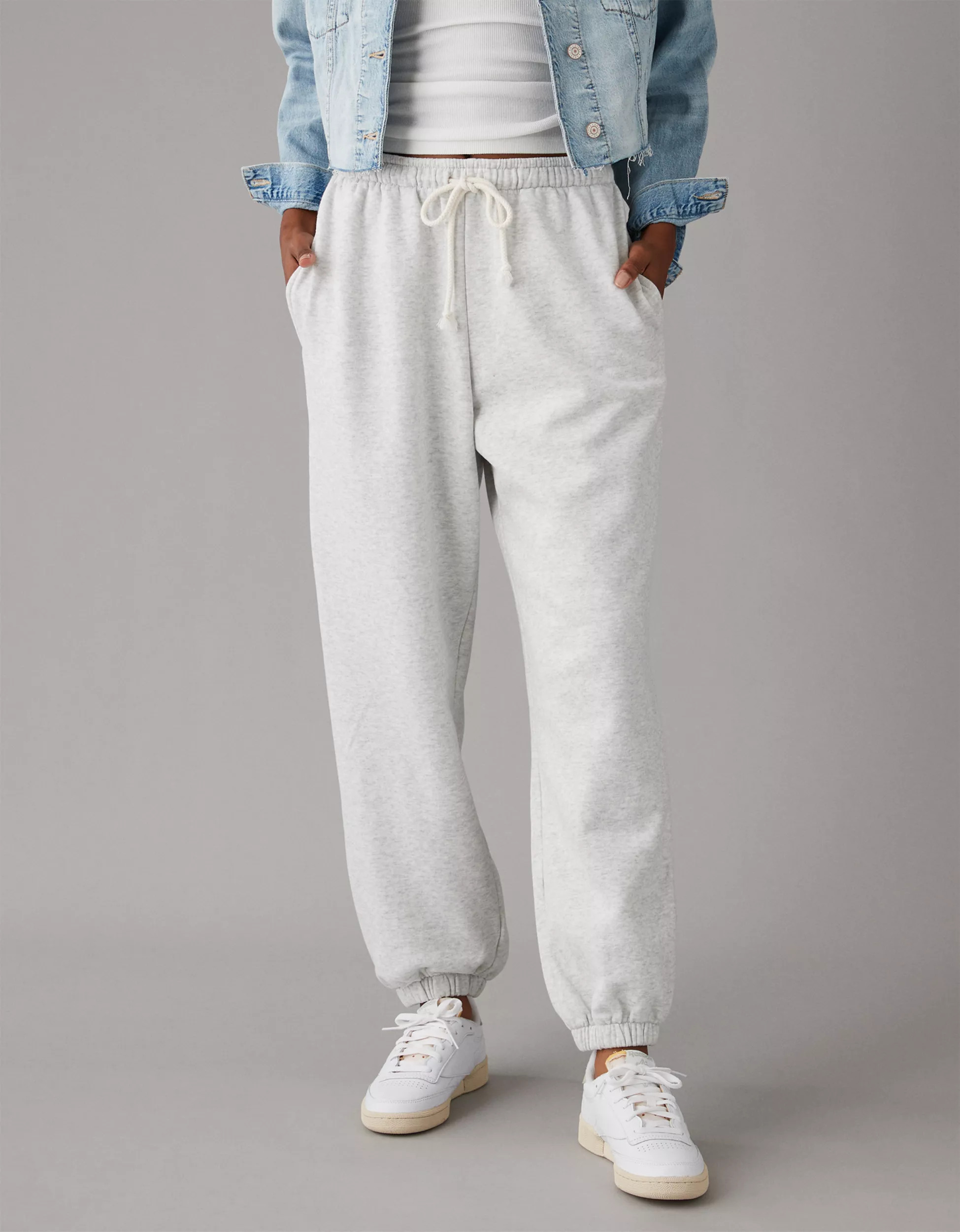 AE High-Waisted Baggiest Fleece Jogger | American Eagle Outfitters (US & CA)