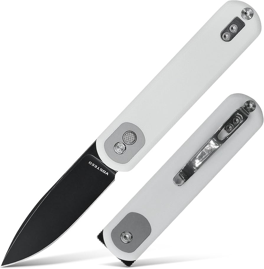 Vosteed Corgi Small Folding Knife, Flipper Knife with Clip for Men Women Gifts, Patented Trek Loc... | Amazon (US)