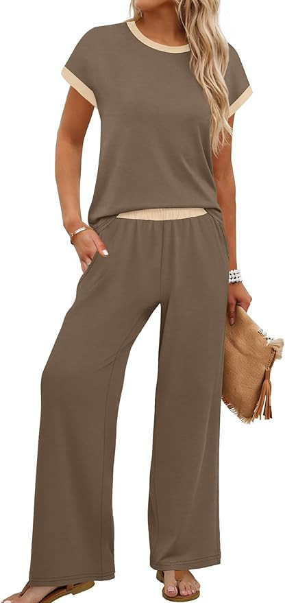 WIHOLL Two Piece Sets for Women Summer Spring Outfits Travel Cruise Resort Wear 2026 Beach Vacati... | Amazon (US)