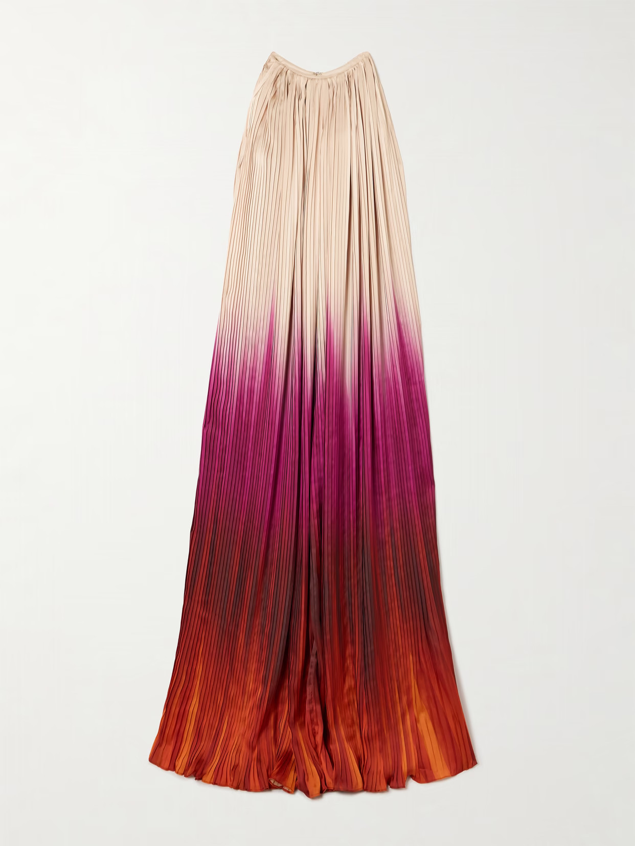 Dima Ayad - Ombré Plissé-taffeta Gown - Pink | NET-A-PORTER (US)