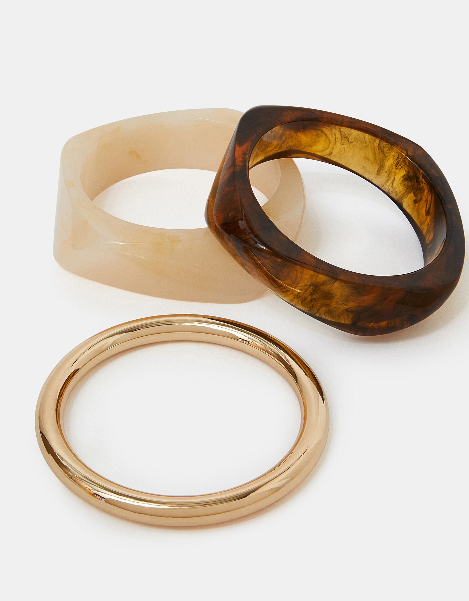 3-Pack Chunky Resin Bangles | Accessorize (Global)