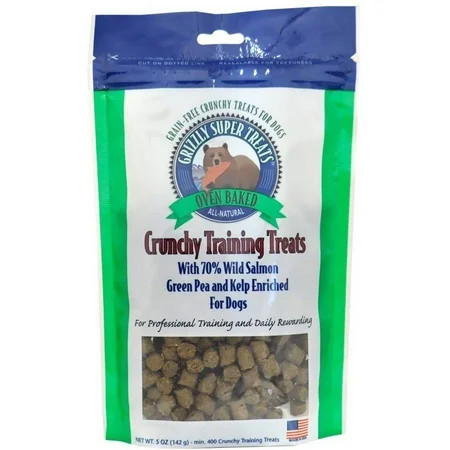 Grizzly Crunchy Training Treats, Green Pea & Kelp, 5 oz | Walmart (US)