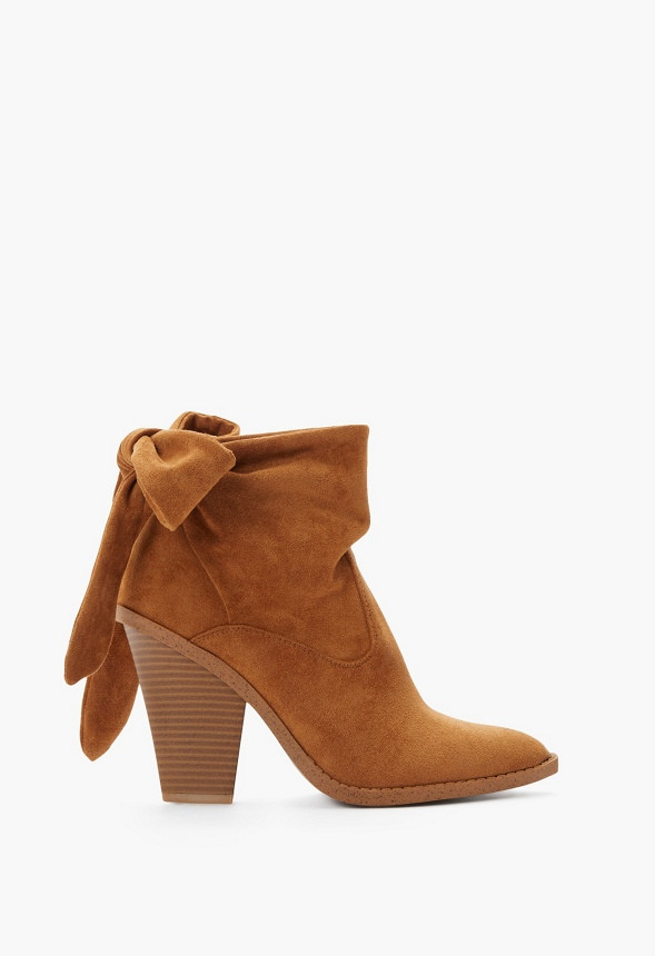 Mattie Back Tie Bootie | JustFab