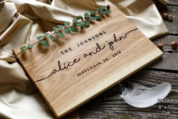 Personalized Cutting Board, Wedding Gift Personalized, Custom Cutting Board, Engagement gift, Hou... | Etsy (US)