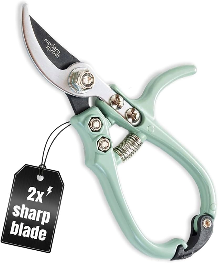 Modern Sprout Hand Pruners - Lightweight Pruning Shears W/Easy Lock- Gardening Scissors - Bypass ... | Amazon (US)