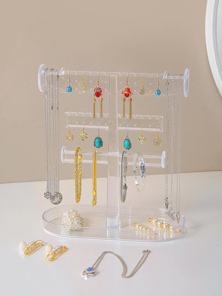 1pc Clear Jewelry Storage Rack | SHEIN