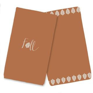 Fall Leaf Tea Towel Set By Designs Direct in Brown | 16" x 25" | Michaels® | Michaels Stores
