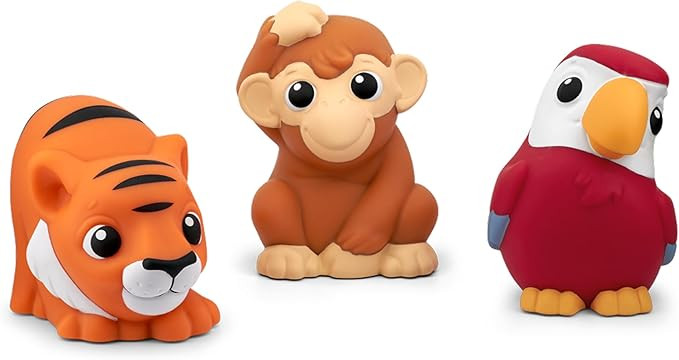 Tonies My First Jungle Set - Monkey, Parrot and Tiger Soft and Squeezable Audio Toy Figurines | Amazon (US)