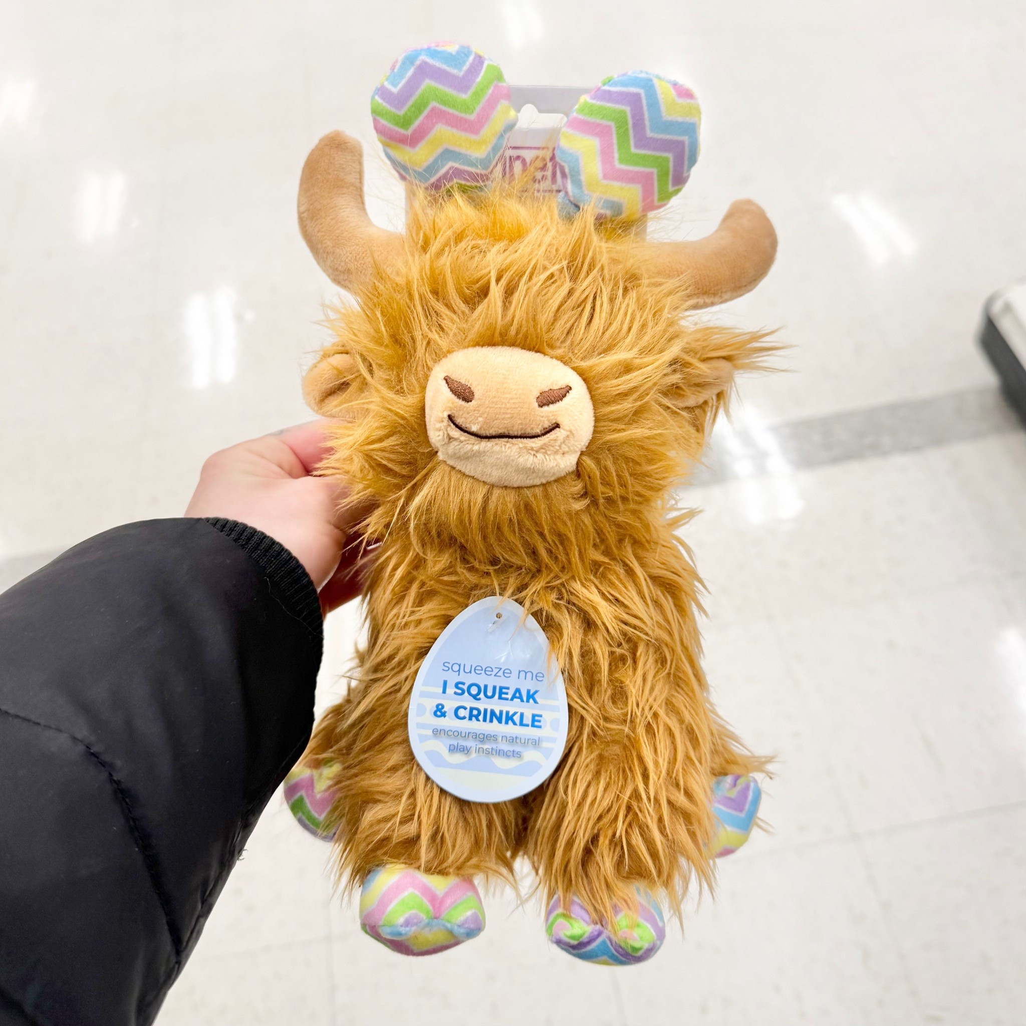 @target 
Multipet Highland Cow with Easter egg headband Interactive Plush Dog Toy
$9.99

Target Circle Deal: Buy one, get one 30% off select pet toys & accessories

#LTKHome #LTKSeasonal #LTKSaleAlert
