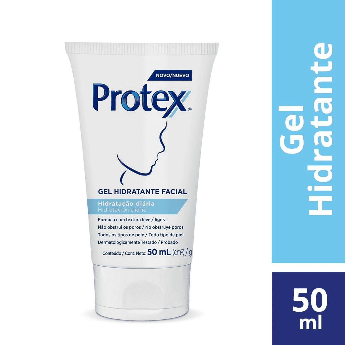 Protex Gel Hidratante Facial Diário com 50ml | Drogasil | Drogasil (BR)