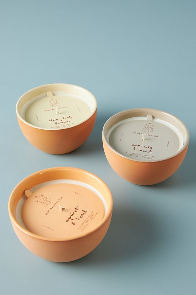 Good Natured Soy Ceramic Candle | Anthropologie (US)