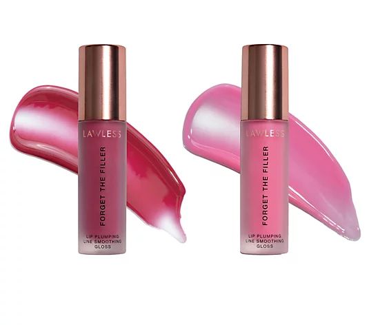 Lawless Beauty Forget the Filler Lip Plumping Duo | QVC