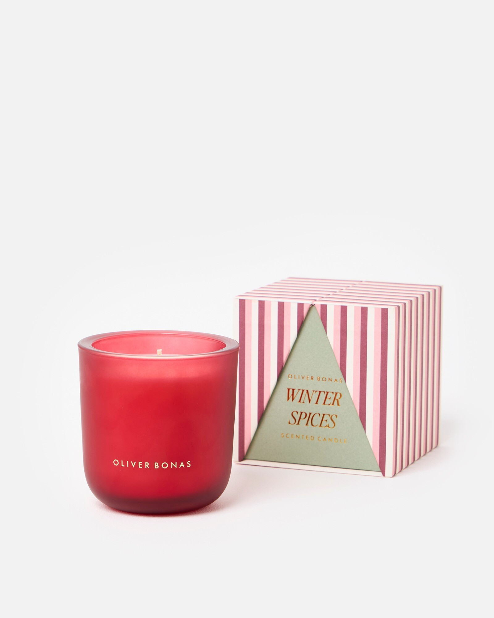 Burnt Orange & Winter Spices Christmas Candle | Oliver Bonas (Global)
