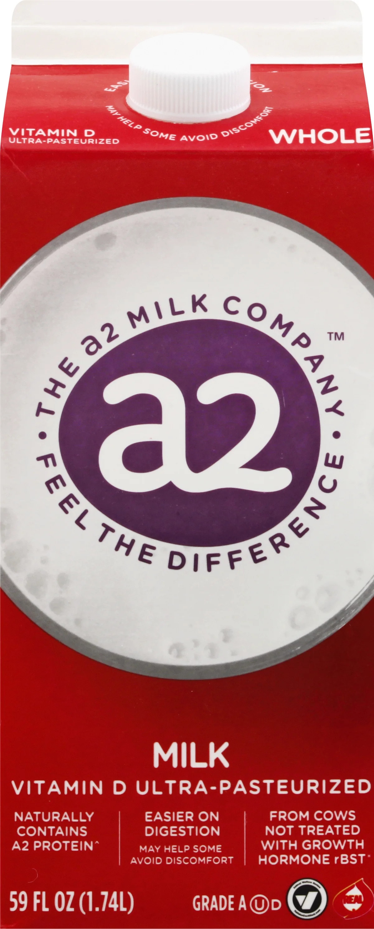 a2 Milk Whole Milk | Walmart (US)
